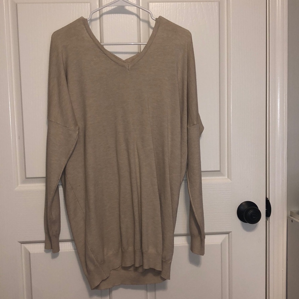 Cream sweater